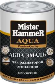 Аква-эмаль для радиаторов Mr.Hammer